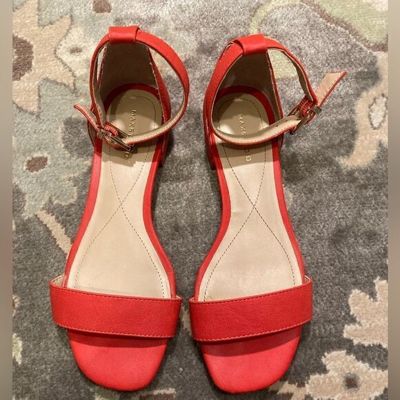 Max Studio Shoes - Red Max Studio Minimalist Sandal